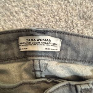 Zara Woman Gray Premium Denim
